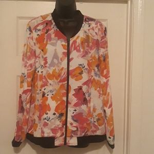 NEW!!! Tropical Print Floral Jacket by NYDJ